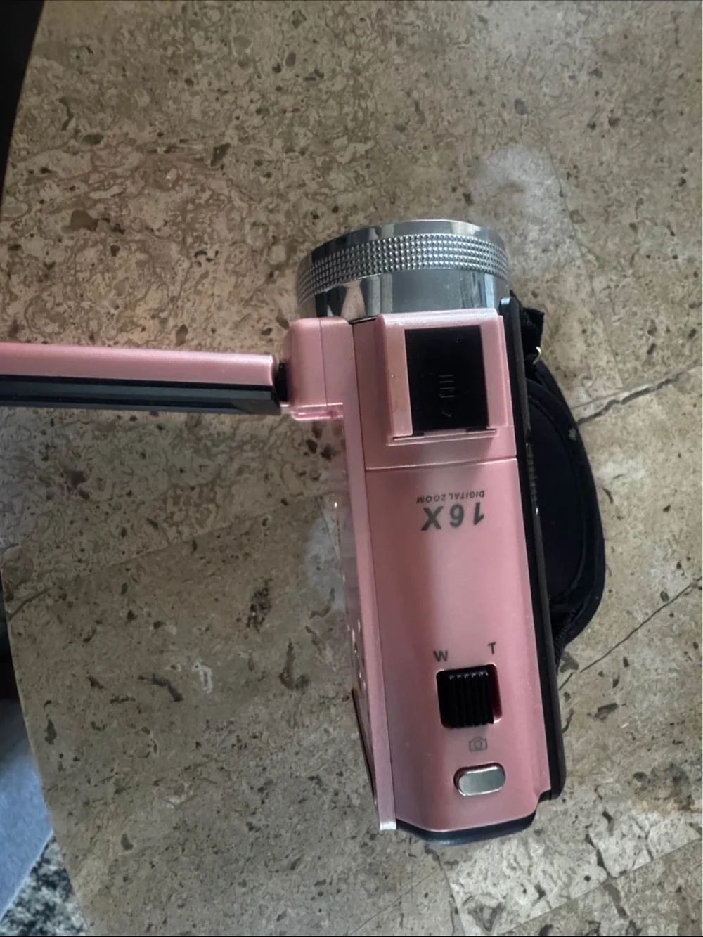Vivitar Pink HD Night Vision Digital Camcorder with 16X Zoom